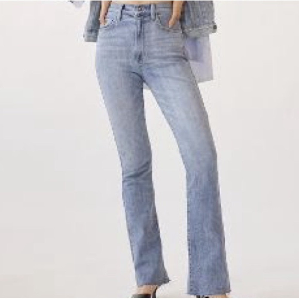 Favorite Daughter Valentina Bootcut Jeans Size 31/30 Montecito Light Blue Denim